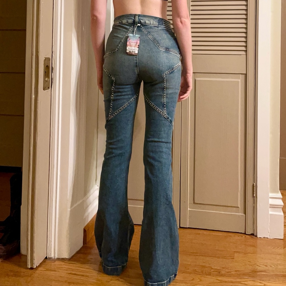 REVICE Venus Stargirl studded jeans